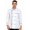 White, variant on Men's Multi-Color Piping 3/4 Sleeve Chef Coat, Culinary Uniform for Food Service and Bakers Cooking Apparel