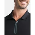 thumbnail image 4 of Athletic Works Men's and Big Men's Modern Tennis Polo Shirt, Sizes S-3XL, 4 of 5