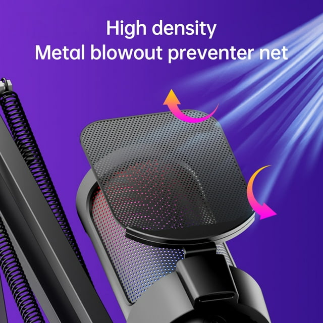 Microphone,Boom Play Mode With And White Mode Kit Mode And Knob With - Boom Usb Pick- Computer Mic Play Compatible Pick- With Knob With Pick- Quick Mic Kit Mute And With Boom Compatible With
