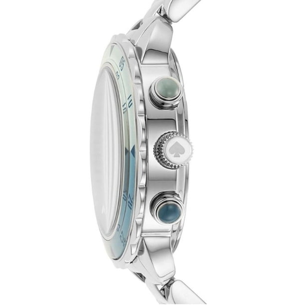 Kate Spade KSW1626 Baywater Blue Chronograph Dial Silver  display picture 1