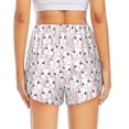 thumbnail image 3 of Picia Cute Rabbit Pattern Women's 2 in 1 Athletic Running Shorts High Waisted Workout Casual Gym Sweat Shorts with Comfy Liner Zipper Pockets-XX-Large, 3 of 9