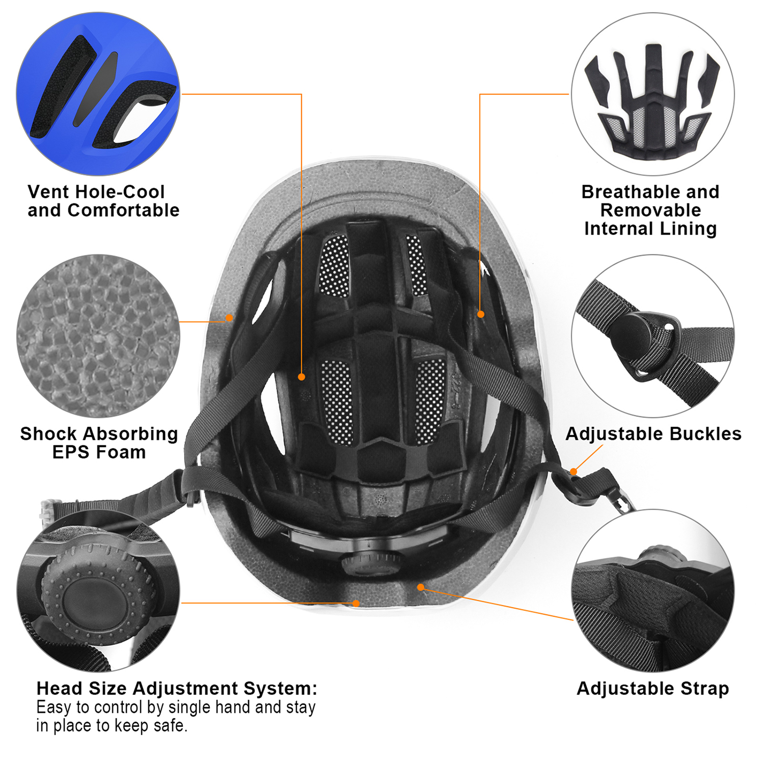 Korimefa Toddler Multi-Sport Adjustable Helmet photo 3
