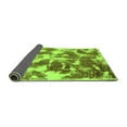 thumbnail image 2 of Ahgly Company Indoor Square Abstract Green Modern Area Rugs, 6' Square, 2 of 4
