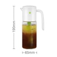 thumbnail image 2 of Botella mezcladora de aderezos a prueba de fugas Vucchini; recipiente para aderezos caseros; botella de cristal agitadora de aderezos; almacenamiento de zumo y ketchup, 2 of 7