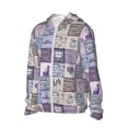 thumbnail image 2 of Kdxio Lavender Flowers Print Women Men Sun Protection UPF 50+ Jackets Zip Up Long Sleeve Hoodie Hiking Lightweight with Pockets, 2 of 8