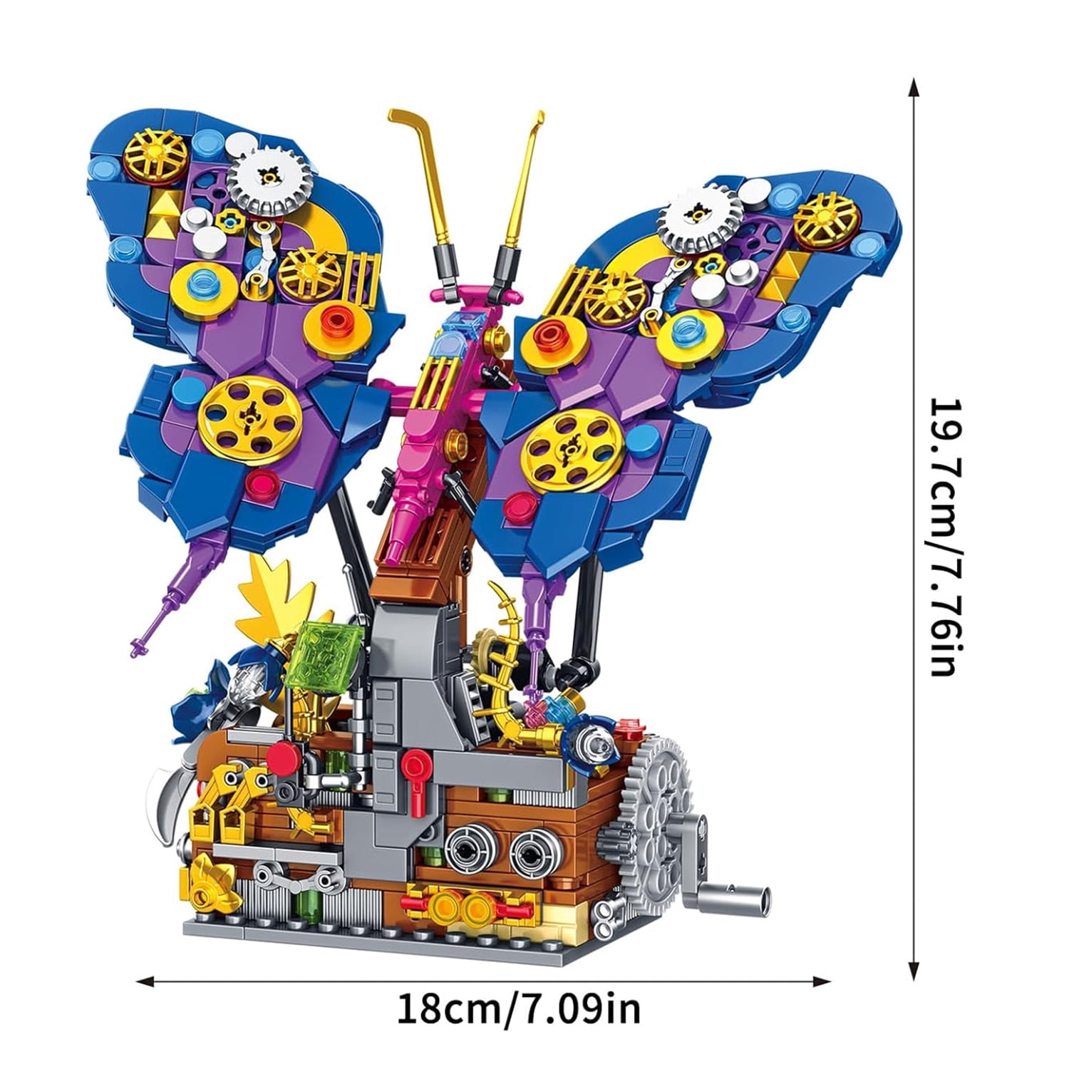 GZBrick Butterfly Set (624PCS) | Kids building projects - Walmart