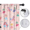 thumbnail image 4 of Blackout Kids Curtains,Dancing Princess Unicorns Pattern Childrens Insulated Curtains Set Of 2,Bedroom Essentials,Toddler Room Decor 42"x84", 4 of 5