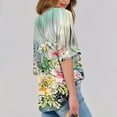 thumbnail image 7 of LbsKUS Tops for Women Trendy Summer Plus Size Crew Neck Short Sleeve Shirt Loose Fit Floral Graphic Tunic Tees Blouses （5X-Large,Multicolor), 7 of 7