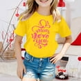 thumbnail image 2 of Bouquet Cute Printed Girls' Solid Color Casual Top, 2 of 4