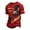 A01#Red, variant on Men’s Germany Flag Print Soccer Graphic T-Shirt, 2026 Match Day Fan Pride Short Sleeve Tee, Casual Football Top for Game Day Events