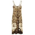 thumbnail image 4 of Tree with Life Fine Art Sleeveless Dress Summer Dress Woman 2025, 4 of 6
