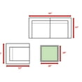 thumbnail image 3 of 3 Seating With Folding Cushions - Gray Stylish And Comfortable Outdoor, 3 of 4