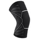 thumbnail image 1 of Rodilleras para al aire libre Elástica Absorción impactos Transpirable Montañismo Fitness Baloncesto Rodilleras protectoras (AB031-Negro Individual XL), 1 of 9