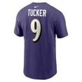 thumbnail image 3 of Men's Nike Justin Tucker  Purple Baltimore Ravens  Player Name & Number T-Shirt, 3 of 3