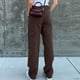 thumbnail image 4 of Pantalones Cargo Para Mujer, Pantalones de Salón, Estilo Callejero, Diseño Moderno, Sentido, Monos Con Múltiples Bolsillos, Cordón Elástico, Pantalones Deportivos de Cintura Baja Odeerbi  ODB176927, 4 of 7