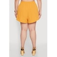 thumbnail image 4 of Womens Plus Size Airy Drawstring Detail Shorts, 4 of 4