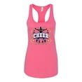 thumbnail image 2 of Wild Bobby Cheerleading All Stars Girl Sports Women Racerback Tank Top, Hot Pink, Medium, 2 of 5