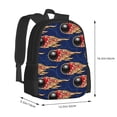 thumbnail image 3 of Daiia Bowling Ball And Flame Backpack for Men and Women -Durable Backpack Large Capacity, Water-Resistant Bag with Adjustable Straps and Laptop Compartment, 3 of 9