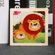 thumbnail image 2 of Rompecabezas De Madera De Nueve Piezas Con Animales De Dibujos Animados Rompecabezas De Madera Para La Educación Temprana De Los Niños Rompecabezas Educativo Juguete De Madera Para Niños De 2 A 5 Añ, 2 of 3