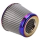 thumbnail image 3 of Filtro de aire con abrazadera Universal de 76mm/3 pulgadas, limpiador de aire cónico redondo lavable de alto flujo con revestimiento de Color para coche, 3 of 14