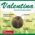 thumbnail image 5 of Kleen Chef Valentina Food Safe Invisible Hair Nets, 22" Invisible, White (Pack of 144), 5 of 5