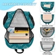 thumbnail image 4 of ALAZA Wolf Artistic School Backpack Lunch Box Set Student Bookbag, 4 of 7
