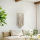 thumbnail image 3 of Wosthever Tapiz de pared de macramé elegante y ecológico blanco para decoración del hogar Tapiz colgante de pared de macramé Decoración del hogar, 3 of 6