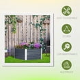 thumbnail image 5 of Outsunny 39.25'' x 15.75'' Galvanized Raised Garden Bed, Pentagon, Gray, 5 of 9