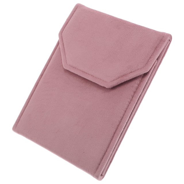 BESTYASH Estuche De Viaje Para Joyería Rosa Con Compartimentos Rápidos Y Seguro Para Collares