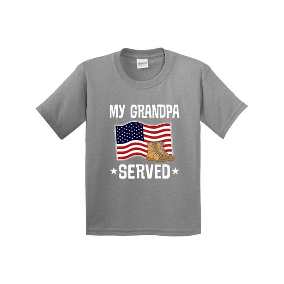 Inktastic Military Grandson My Grandpa Served Youth T-Shirt