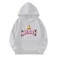 thumbnail image 3 of qelini Christmas Hoodies for Kids Boys Girls 3-15 Years Long Sleeve Fall Sweatshirts Pocket Hooded Top Print Autumn Winter Coat, 3 of 7