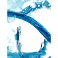 thumbnail image 3 of Harper, Ethan 19x24 Black Modern Framed Museum Art Print Titled - Aqua Ring I, 3 of 5