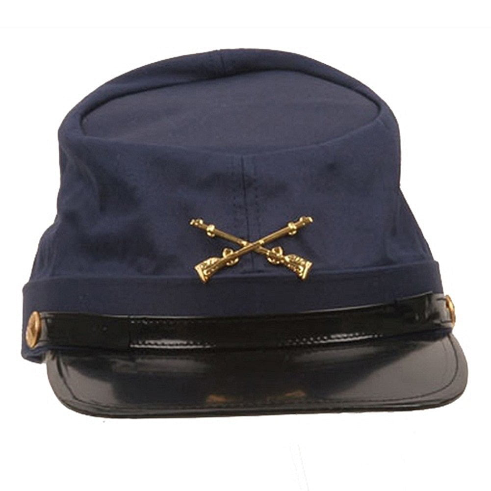 Civil War Federal Union Army Soldier Cotton Hat Navy Kepi Cap Costume