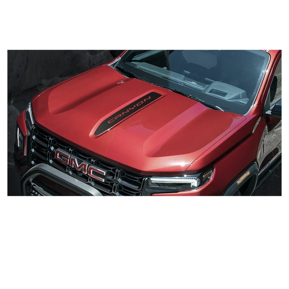 GMC Canyon Matte Black Center Hood Decal 2023-2026 GM Licensed