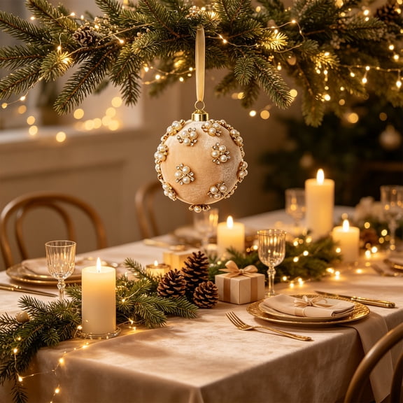 DIY Rhinestone Applique Christmas Ball Ornaments Set, Sparkling Bling Decor for Tree Wreath Table, Perfect for Holiday Scene Arrangement and Festive Party Display