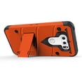 thumbnail image 5 of ZIZO BOLT Series LG V30 Case Military Grade Drop Tested with Tempered Glass Screen Protector, Holster LG V35 ThinQ Case ORANGE BLACK, 5 of 6