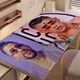 thumbnail image 1 of Bad Bunny alfombrilla de escritorio/mesa extra-grande con base antideslizante de cuero y diseño temático; versátil para escritorios de ordenador, mesas de comedor, etc.60*110cm, 1 of 6