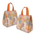 thumbnail image 2 of Pioneer Flower Floral Print Pattern Insulated Lunch Bag for Women & Adults,Large Portable Soft Cooler Lunch Bag,Thermal Food Storage Tote with Pearl Cotton,8.66L,8.75x5.75x9.5 Inch, 2 of 6