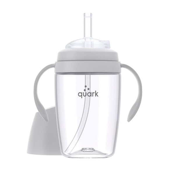 Quark - BuubiBottle Gorgée Gobelet d'Apprentissage Gobelet à Paille - Gris