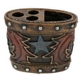thumbnail image 2 of Western Star Cowboy Country Bootcut Cup Soap Dish And Toothbrush Holder Set, 2 of 7