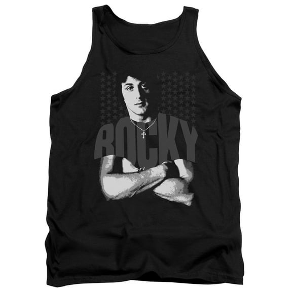 Rocky Shirt Adult Tank Top Black