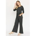 thumbnail image 4 of Eloges Women's 3/4 Sleeve Tie-Back Jumpsuit, 4 of 7