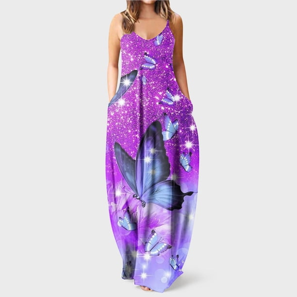 Vestido de tirantes con estampado de glúteos sin mangas, informal, ajustado, a la moda, para mujer Pompotops qyievc1221