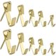 thumbnail image 4 of Juego de ganchos de pared de metal con kit de clavos, gancho para colgar fotos en la pared, colgador para marcos de fotos, enmarcado de fotos, fijación de imágenes, espejo, decoración de, 4 of 7