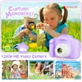 thumbnail image 5 of Sanmadrola Kids Camera Purple Selfie 1080HD Digital Video for Boys Girls 3-9 Years, 5 of 6