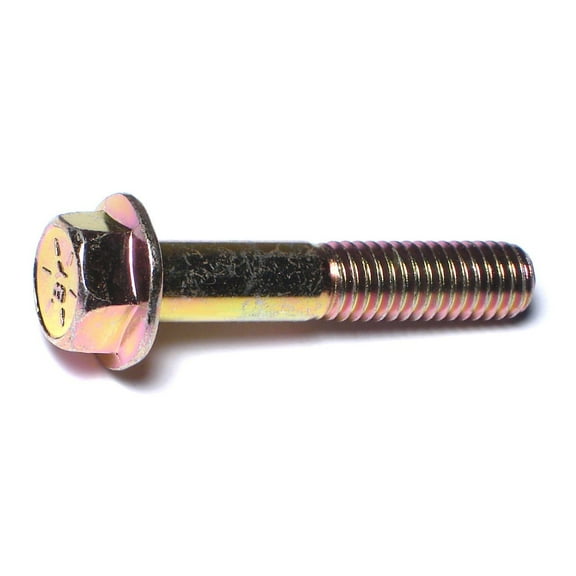 3/8"-16 x 2" Zinc Grade 8 Hex Washer Head Flange Bolts (4 pcs.)
