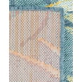 thumbnail image 5 of Unique Loom Outdoor Coastal Collection Area Rug - Flamingo (4' 1" x 6' 1" Rectangle Multi/Teal), 5 of 9