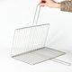 thumbnail image 4 of Cesta de malla gruesa de acero inoxidable para parrilla de barbacoa | Pinza vertical para parrilla de pescado y verduras | Herramienta resistente para asar carne y mariscos | 39 x 24 cm, 4 of 6