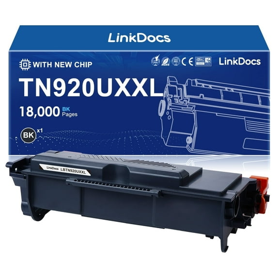 LinkDocs TN920UXXL Ultra Toner Cartridge Replacement for Brother TN920UXXL to use with HL-L5215DW HL-L6210DW HL-L6210DWT HL-L6217DW HL-L6310DW HL-L6415DW HL-L6415DWT Printer
