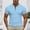 Light Blue, variant on Muscularfit Golf Shirt Mens T Shirt Muscle Baggy Polo Shirts Undershirts Blue Short Sleeve Collared Mens Work Shirts,L